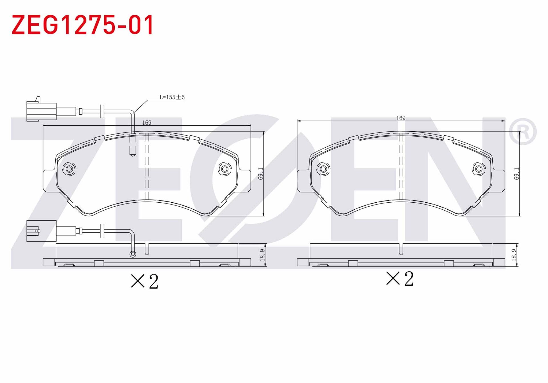 ÖN FREN BALATA PEUGEOT BOXER 3