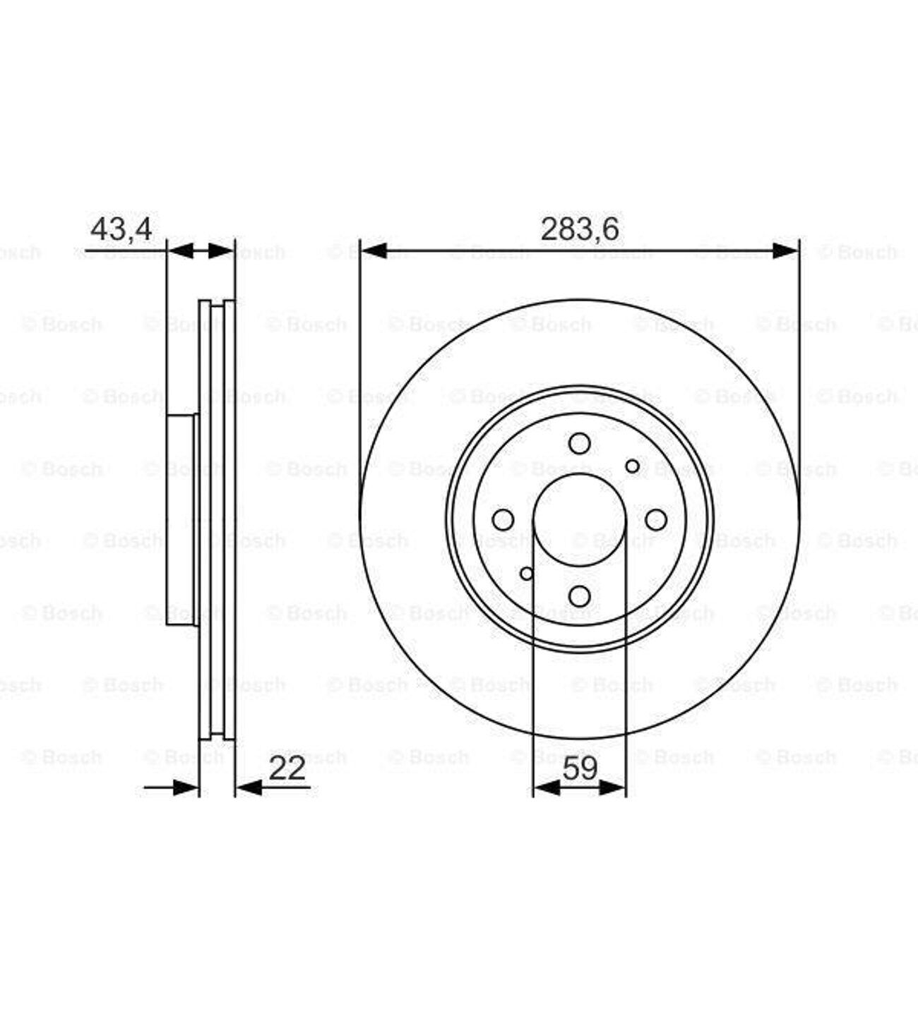 ÖN FREN DİSKİ 1.6 MTJ FİAT LİNEA
