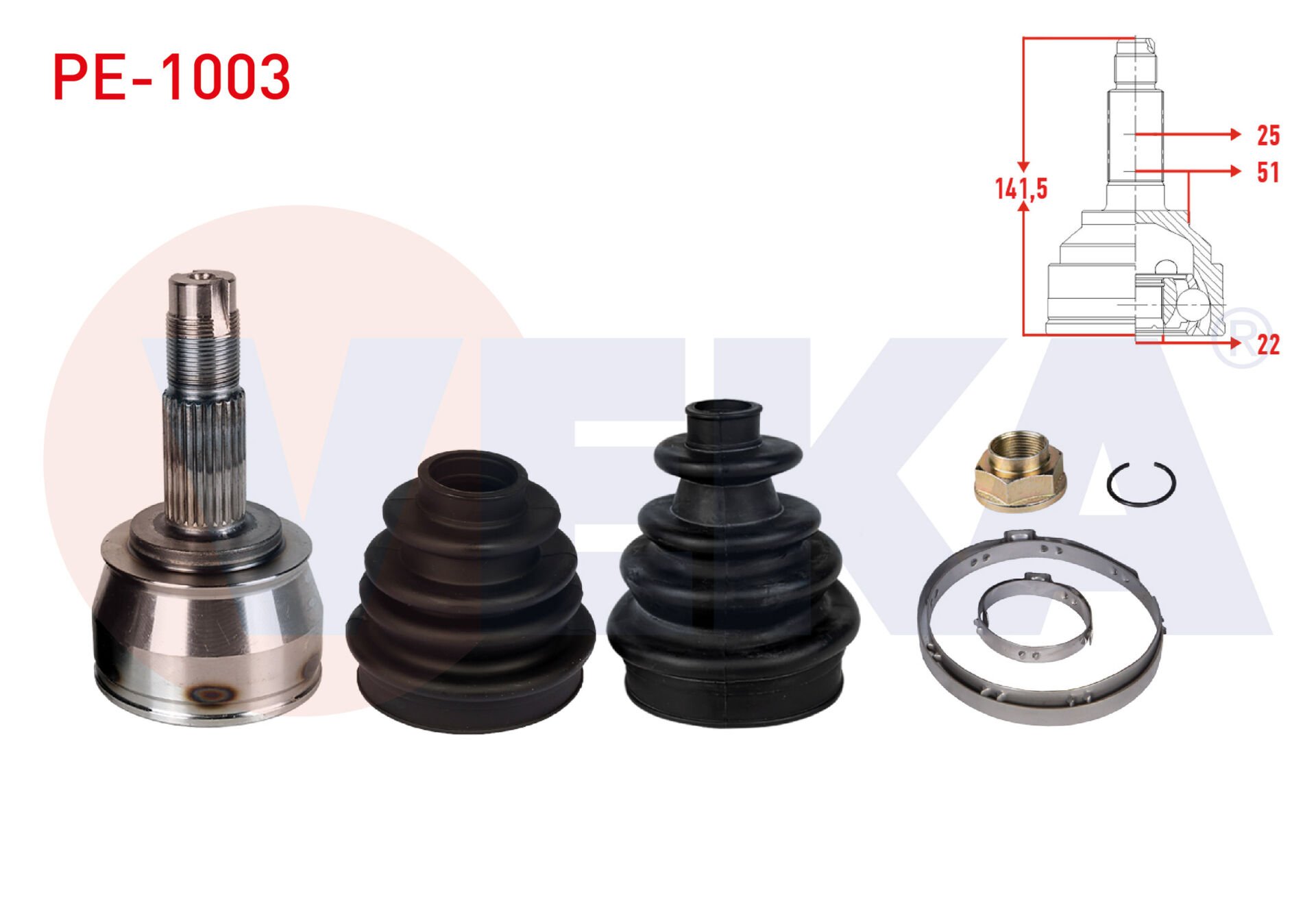 AKS KAFASI PEUGEOT BİPPER