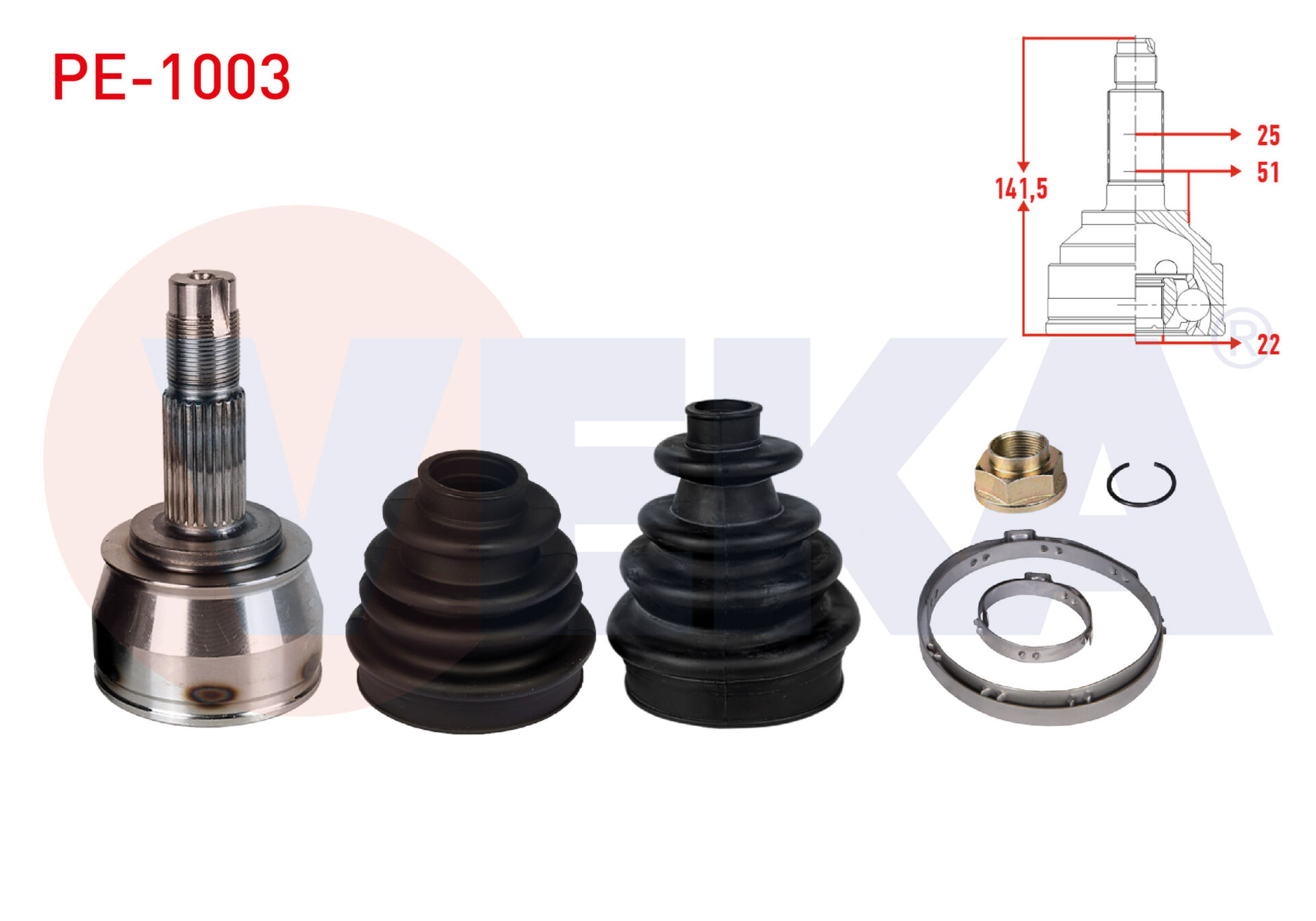 AKS KAFASI PEUGEOT BİPPER