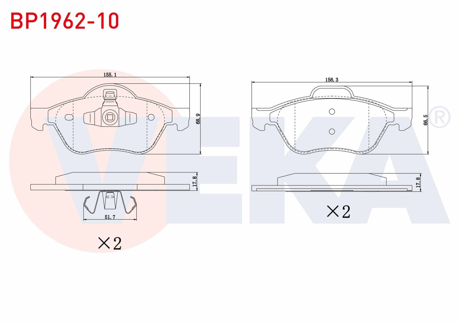 ÖN FREN BALATA RENAULT MEGANE II