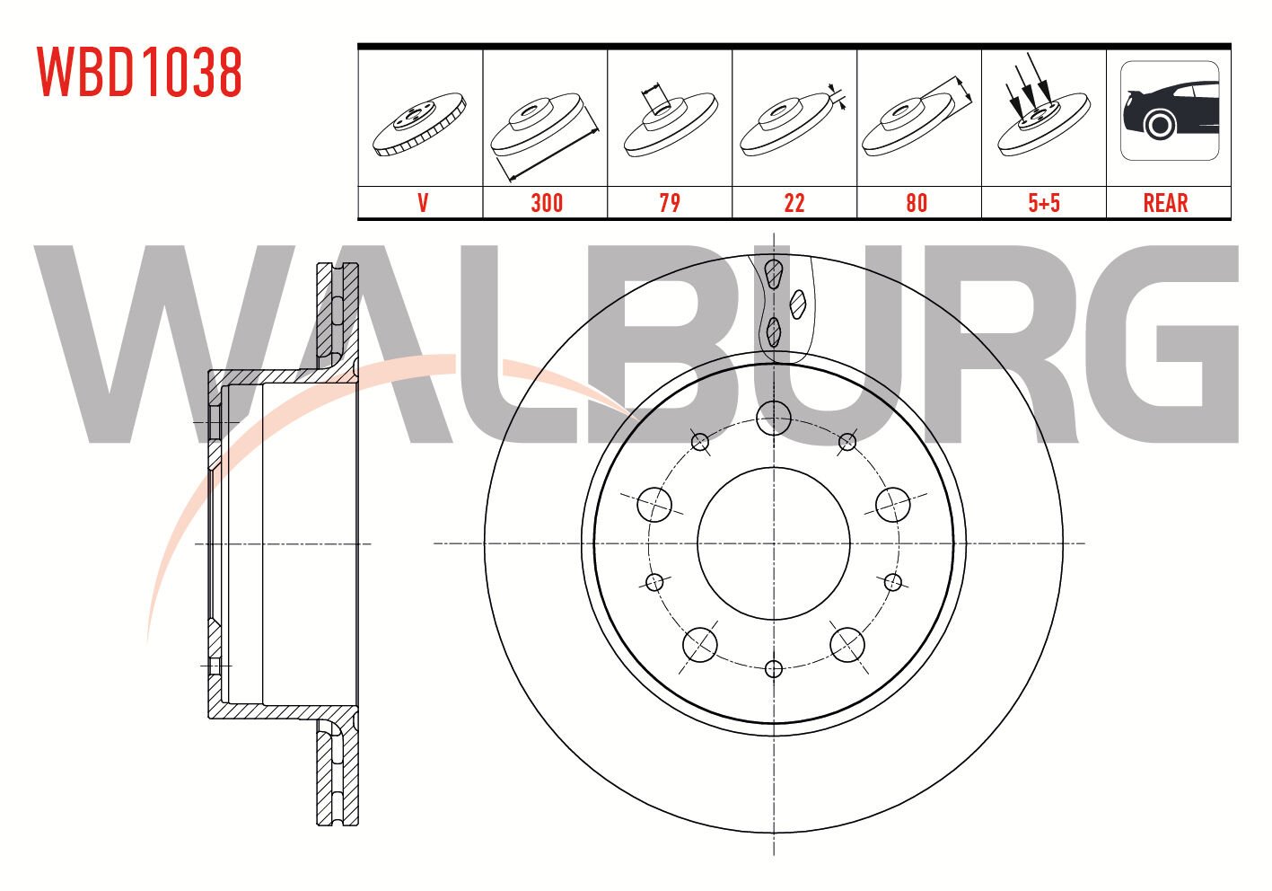 ARKA FREN DİSKİ SOĞUTMALI PEUGEOT BOXER 4