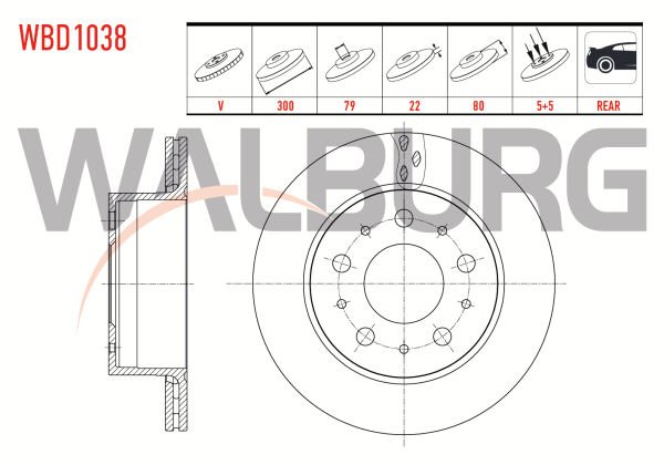 ARKA FREN DİSKİ SOĞUTMALI PEUGEOT BOXER 4