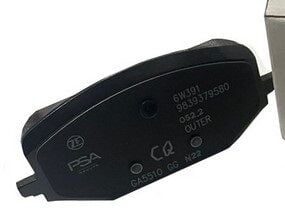 ÖN FREN BALATASI PEUGEOT 508