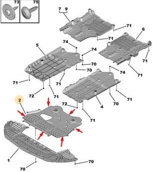KARTER MUHAFAZA PLASTİĞİ PEUGEOT 508