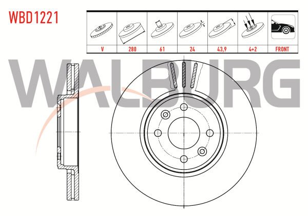 ÖN FREN DİSKİ RENAULT MEGANE II