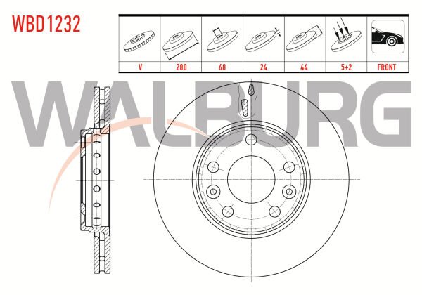 ÖN FREN DİSKİ RENAULT MEGANE III