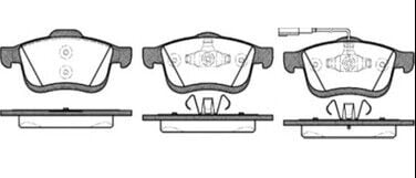 ÖN FREN BALATA TEK FİŞLİ FİAT DOBLO 2010-->