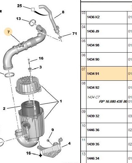 HAVA FİLTRE HORTUMU PEUGEOT BOXER 3