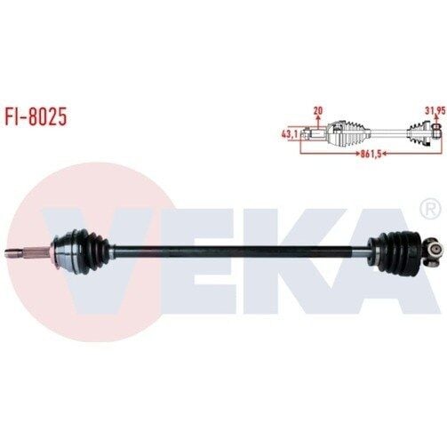 AKS SAĞ FİAT UNO 1.4