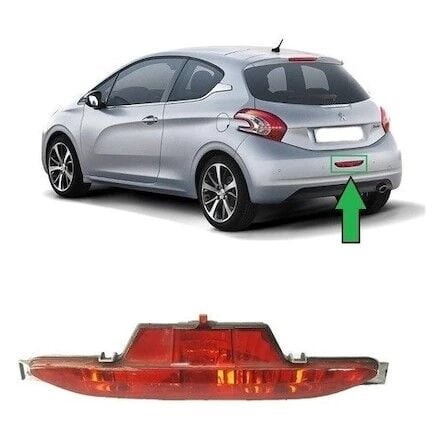 ARKA SİS LAMBASI PEUGEOT 208