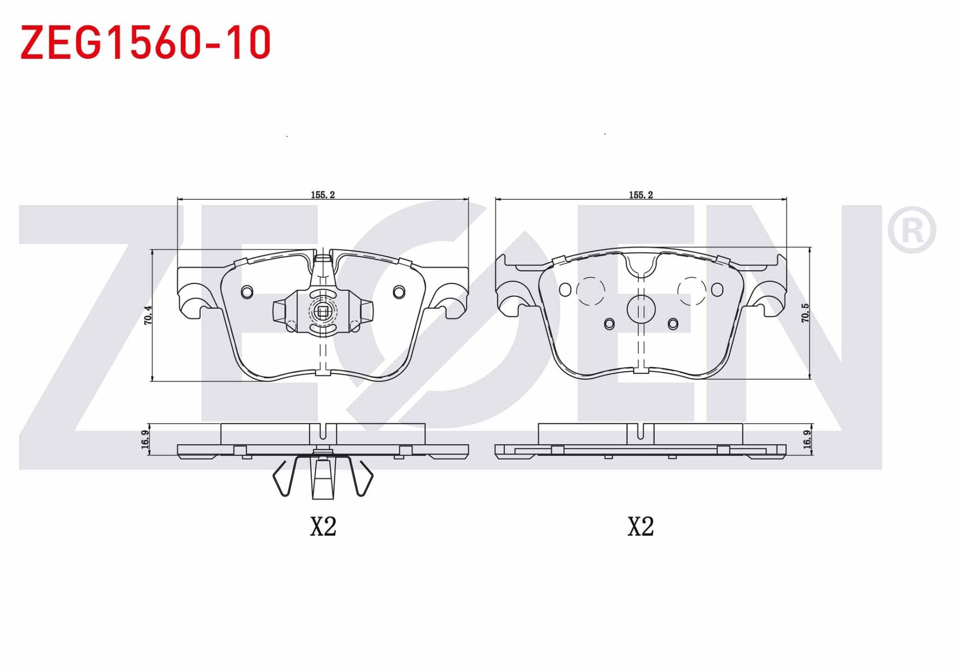 ÖN FREN BALATA PEUGEOT 508