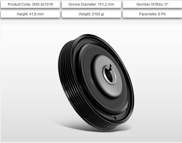 KRANK KASNAĞI 1.5 DCİ K9K RENAULT CLİO III