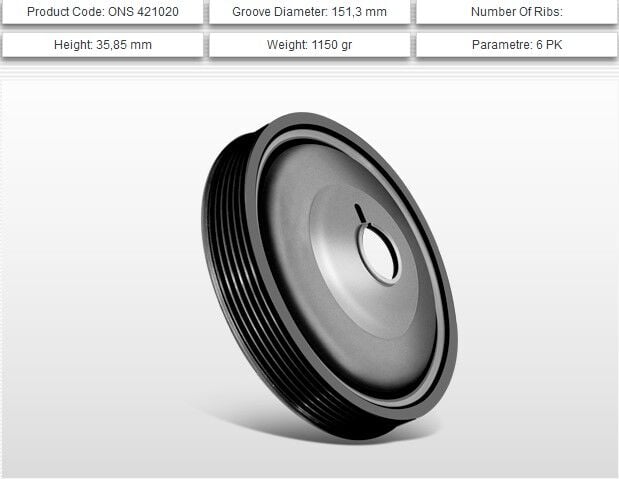 KRANK KASNAĞI 1.5 DCİ RENAULT CLİO III