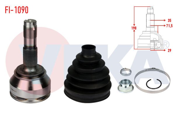 AKS KAFASI PEUGEOT BOXER 3