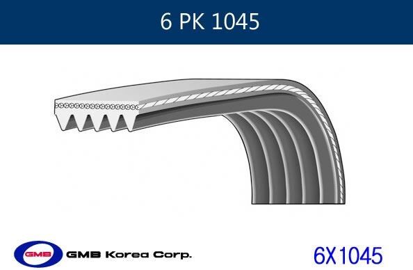 ALTERNATÖR KAYIŞI 6PK1145