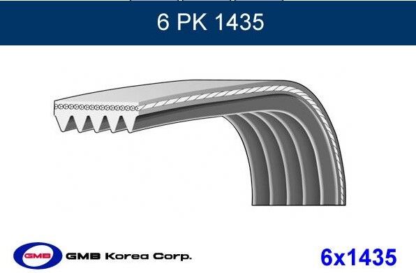 ALTERNATÖR KAYIŞI 6PK1435