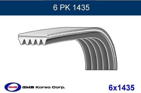 ALTERNATÖR KAYIŞI 6PK1435