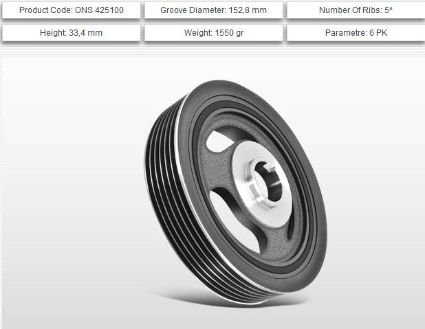 KRANK KASNAĞI DV4 PEUGEOT 206