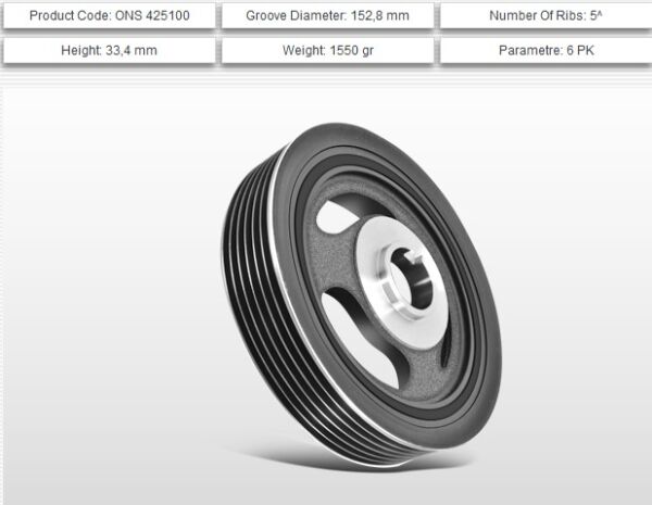 KRANK KASNAĞI DV4 PEUGEOT 206