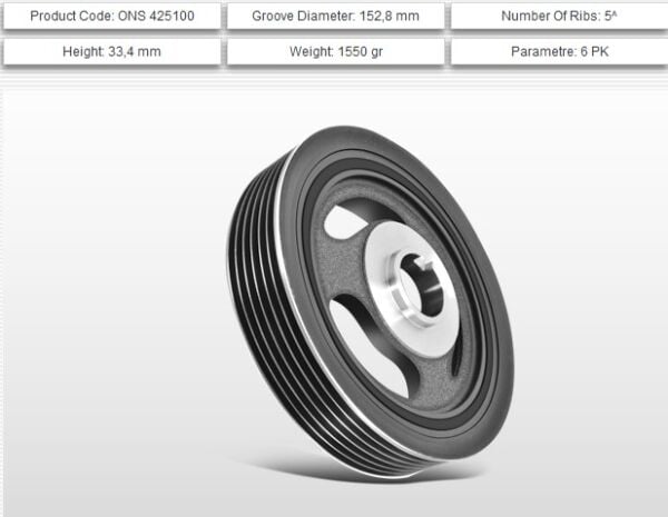 KRANK KASNAĞI DV4 PEUGEOT 206