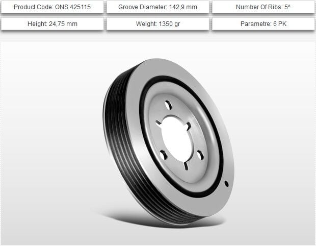 KRANK KASNAĞI PEUGEOT 206-BİPPER