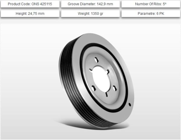 KRANK KASNAĞI PEUGEOT 206-BİPPER