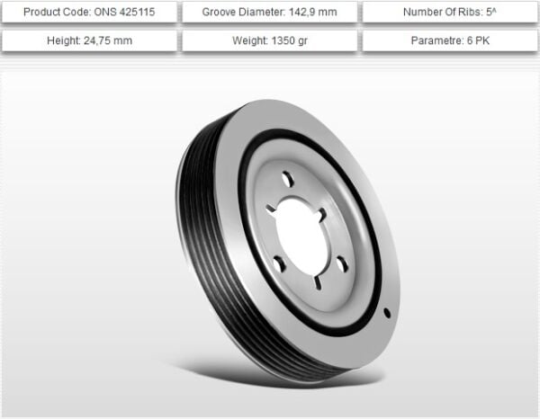 KRANK KASNAĞI PEUGEOT 206-BİPPER