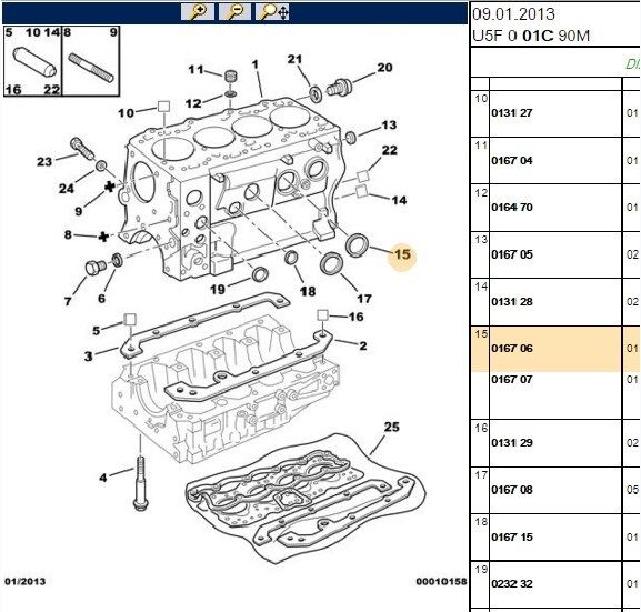 MOTOR BLOK TAPASI 45 ÇAP PEUGEOT BOXER 2