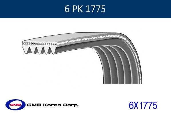ALTERNATÖR KAYIŞI 6PK1775