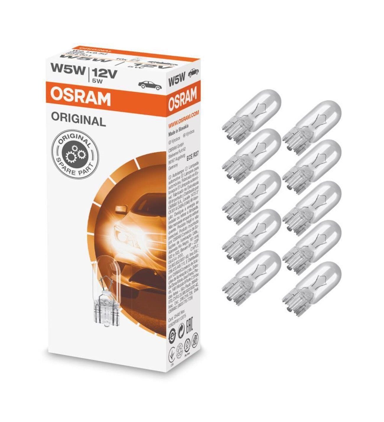 12 V 5W BÜYÜK DİPSİZ AMPÜL