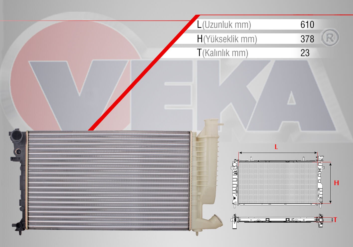 SU RADYATÖRÜ SEGMANLI PEUGEOT 306