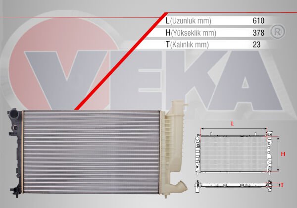 SU RADYATÖRÜ SEGMANLI PEUGEOT 306