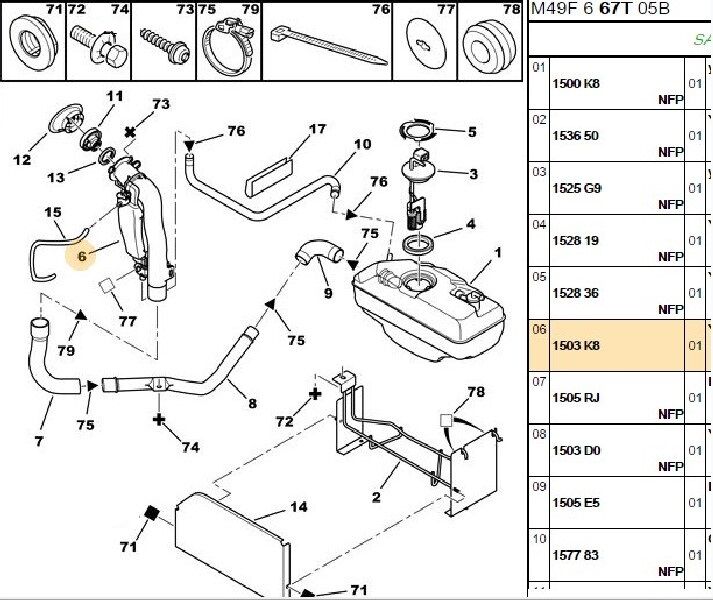 MAZOT DEPO BOĞAZ HORTUMU KALIN PEUGEOT PARTNER