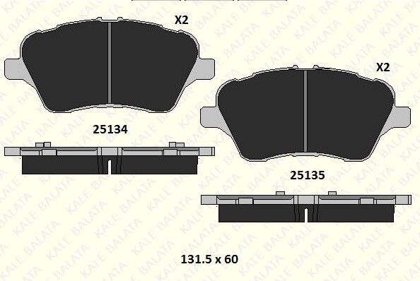 ÖN FREN BALATASI FORD CRUİER