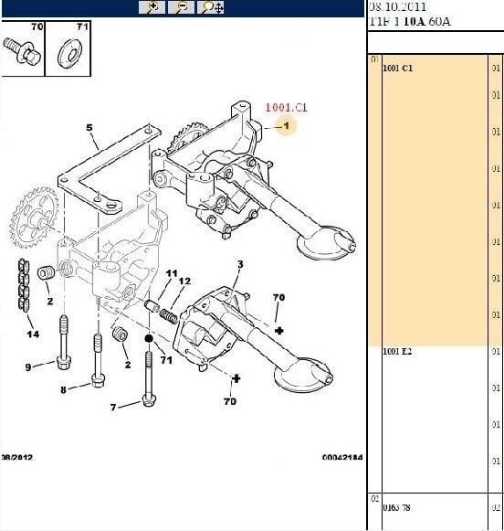 YAĞ POMPASI 1.9 DW8B PEUGEOT PARTNER