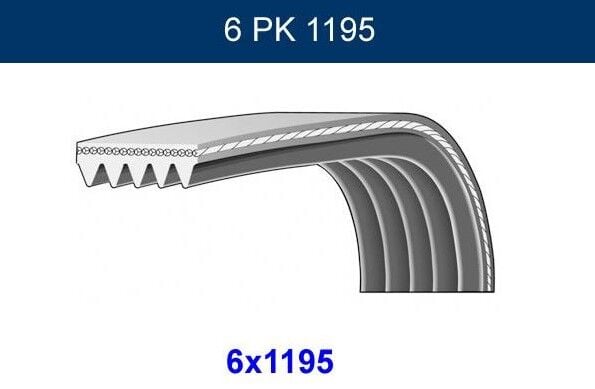 ALTERNATÖR KAYIŞI 6PK1195