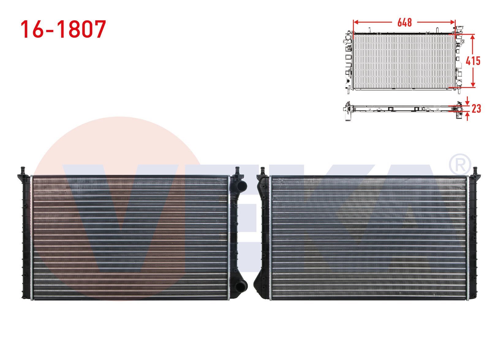 SU RADYATÖRÜ 1.9 DÜZ FİAT DOBLO