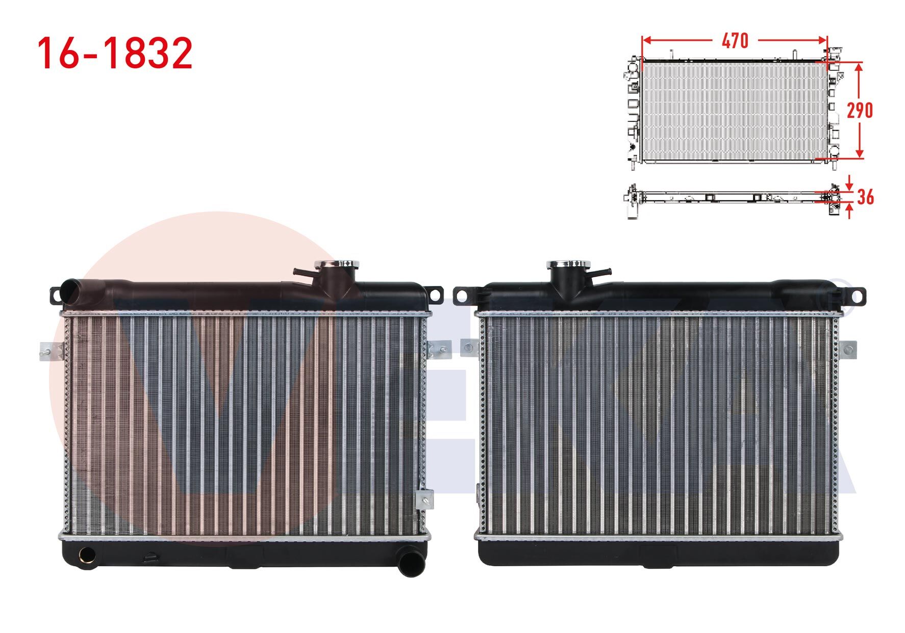 SU RADYATÖRÜ MEKANİK KAPAKLI 3 SIRALI FİAT 131 DKS 1979-1993
