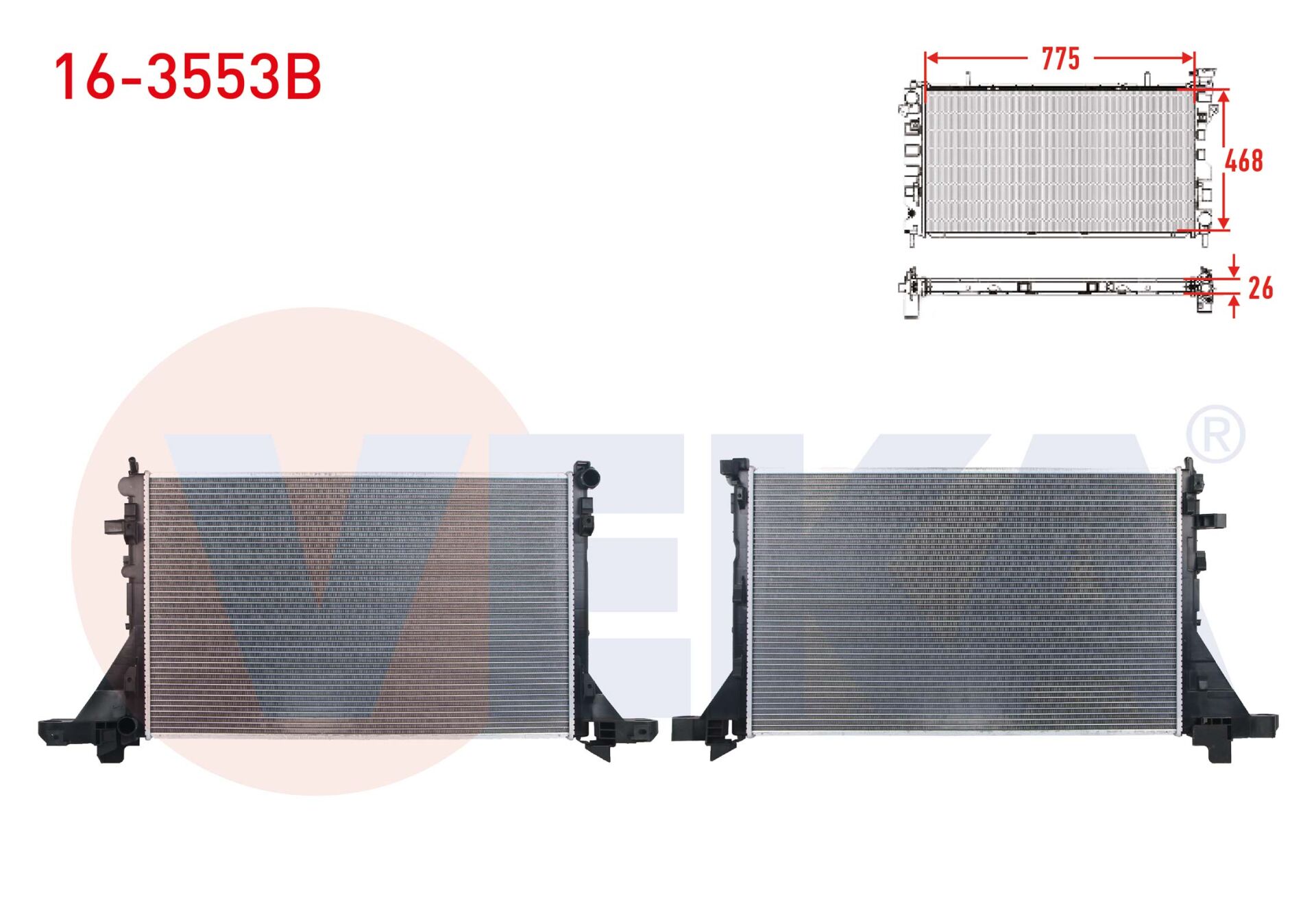 SU RADYATÖRÜ ÇAPRAZ BAĞLANTI RENAULT MASTER 3