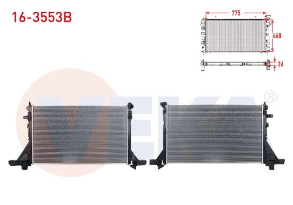 SU RADYATÖRÜ ÇAPRAZ BAĞLANTI RENAULT MASTER 3