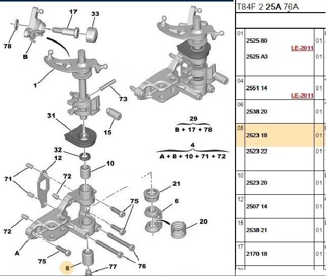 VİTES KOL BURCU PEUGEOT BOXER 2.8 HDİ