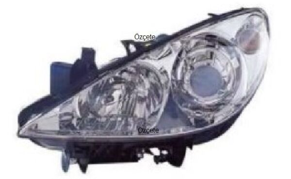 ÖN FAR SOL MERCEKLİ PEUGEOT 307 Y.M 2006-->