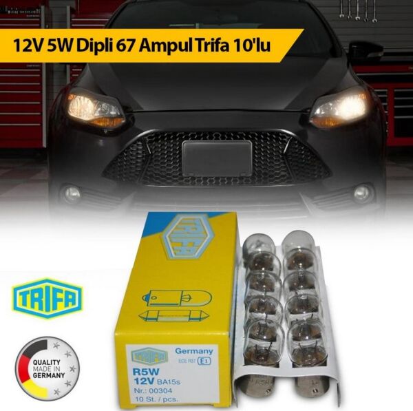 SİNYAL PARK AMPÜLÜ R5W 12V
