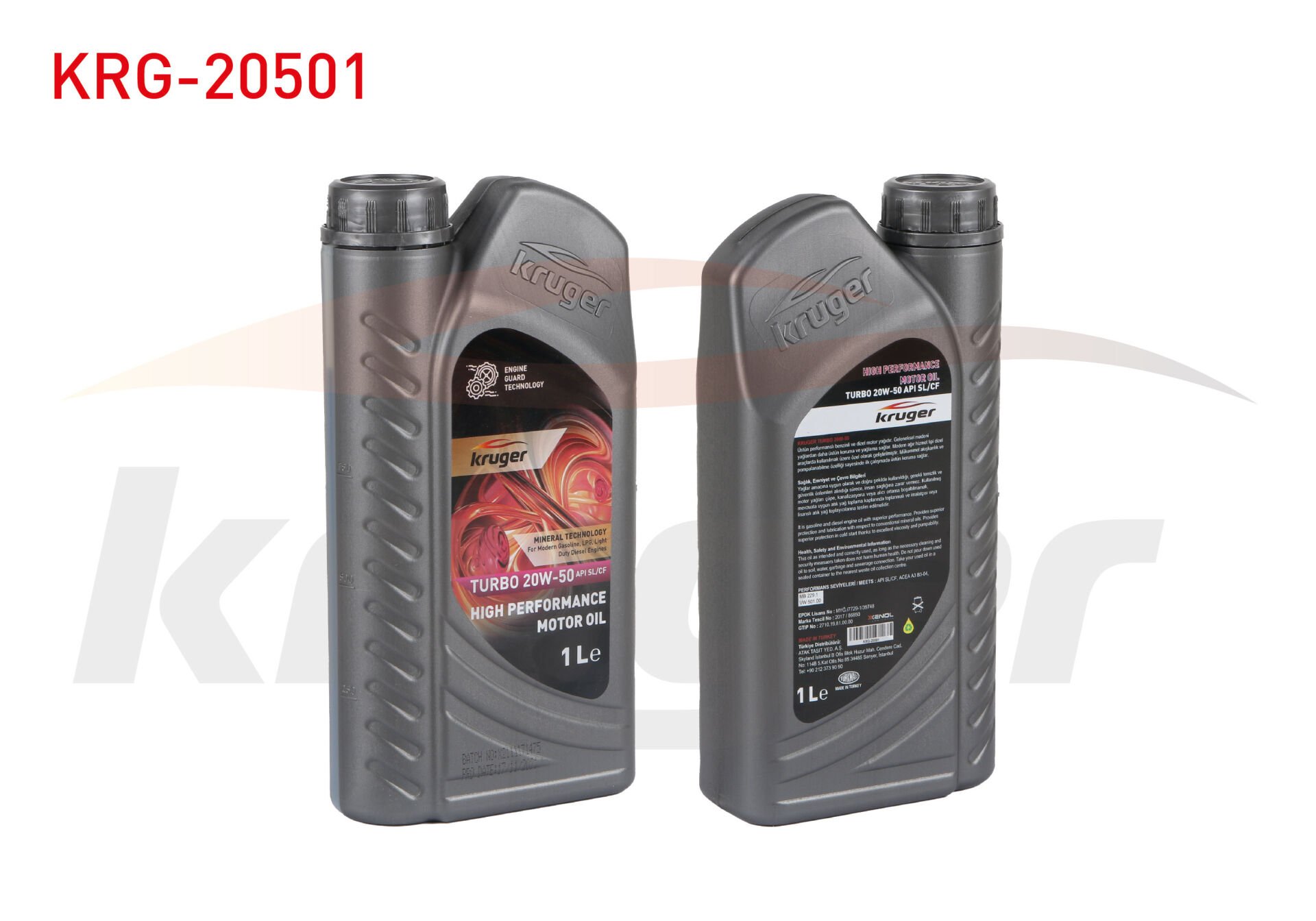 MOTOR YAĞI 20W50 1LT SL/CF