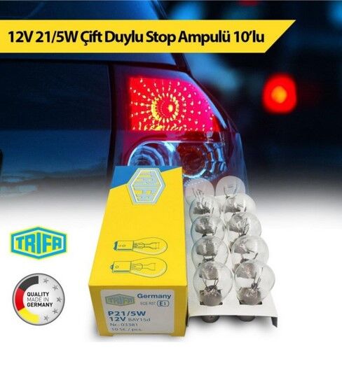 BÜYÜK ÇİFT DUYLU AMPÜL 12V