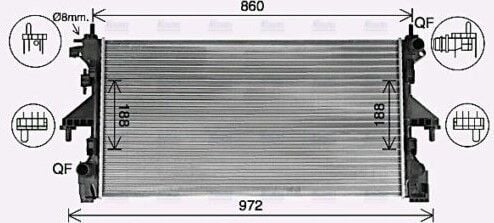 SU RADYATÖRÜ EURO 5 PEUGEOT BOXER 3