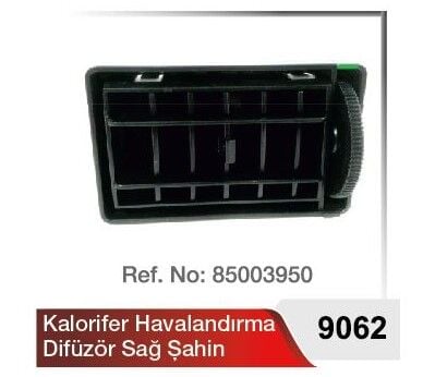 KALORİFER HAVALANDIRMA SAĞ ŞAHİN
