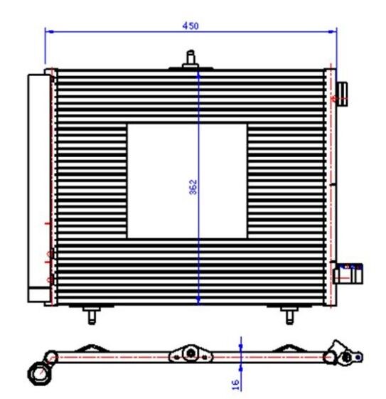 KLİMA RADYATÖRÜ 1.6 TU5P CİTROEN C3