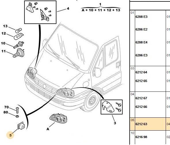 FAR BAĞLANTI SEGMANI PEUGEOT BOXER 2